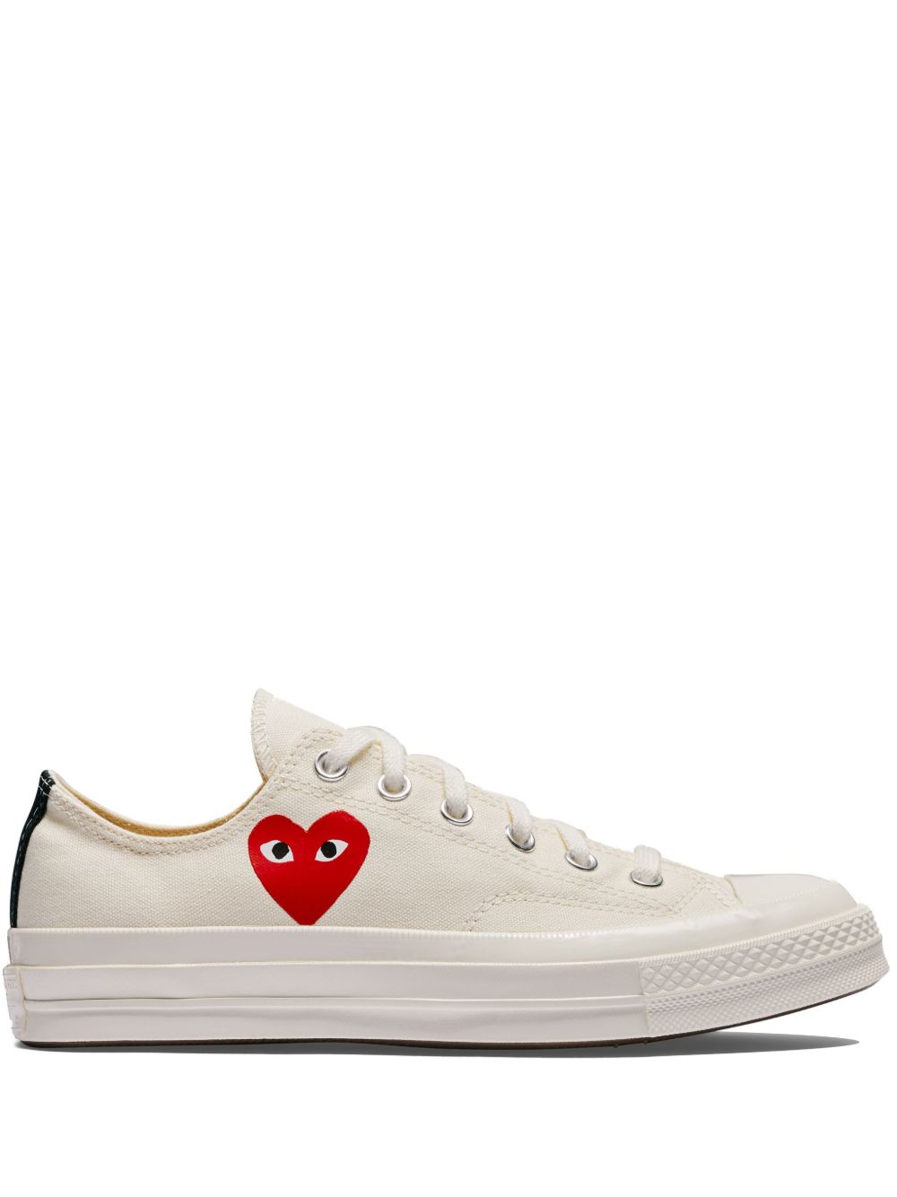 スニーカー COMME DES GARCONS Men Sneakers AZK1282 White chuck 70 small heart low sneakers white in fabric - COMME